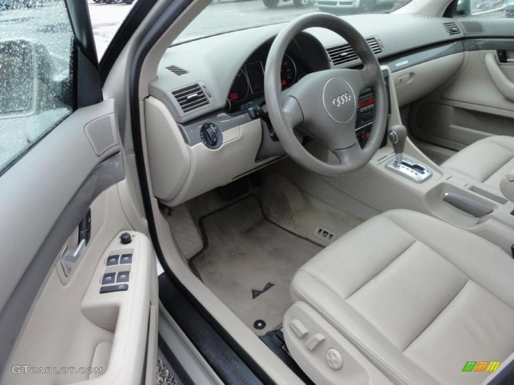 2004 A4 1.8T quattro Sedan - Champagne Metallic / Beige photo #12