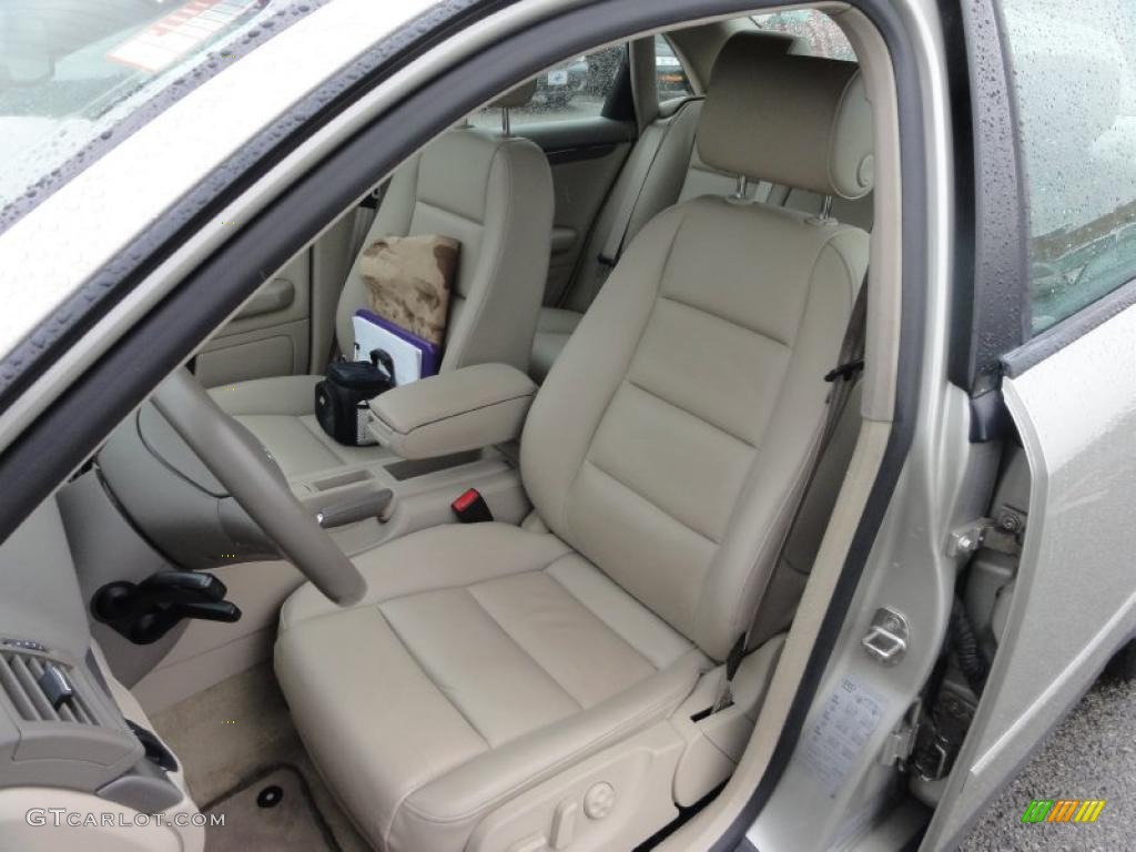 2004 A4 1.8T quattro Sedan - Champagne Metallic / Beige photo #16