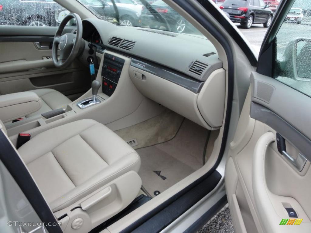 2004 A4 1.8T quattro Sedan - Champagne Metallic / Beige photo #17