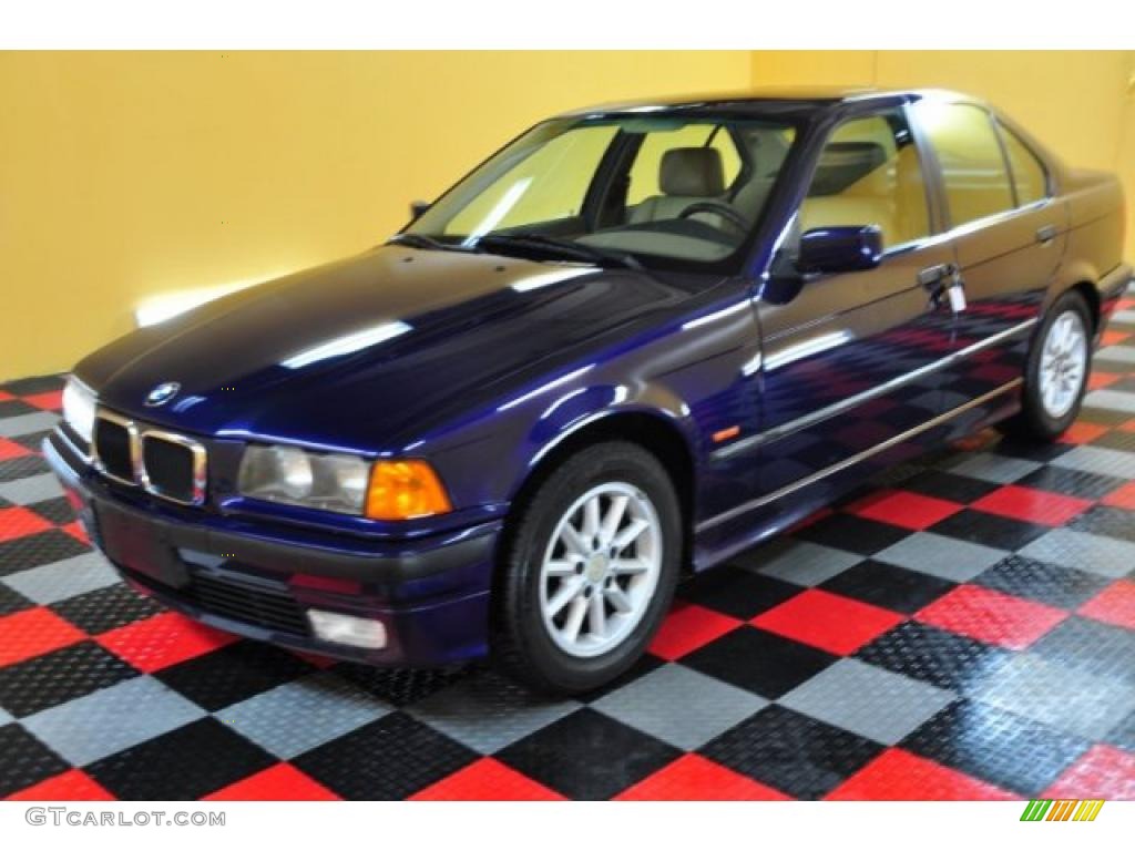 1997 3 Series 328i Sedan - Montreal Blue Metallic / Sand photo #2