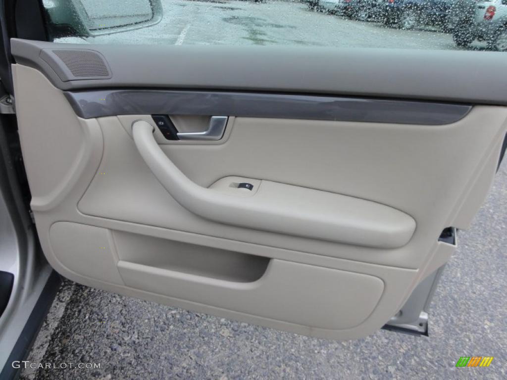 2004 A4 1.8T quattro Sedan - Champagne Metallic / Beige photo #23