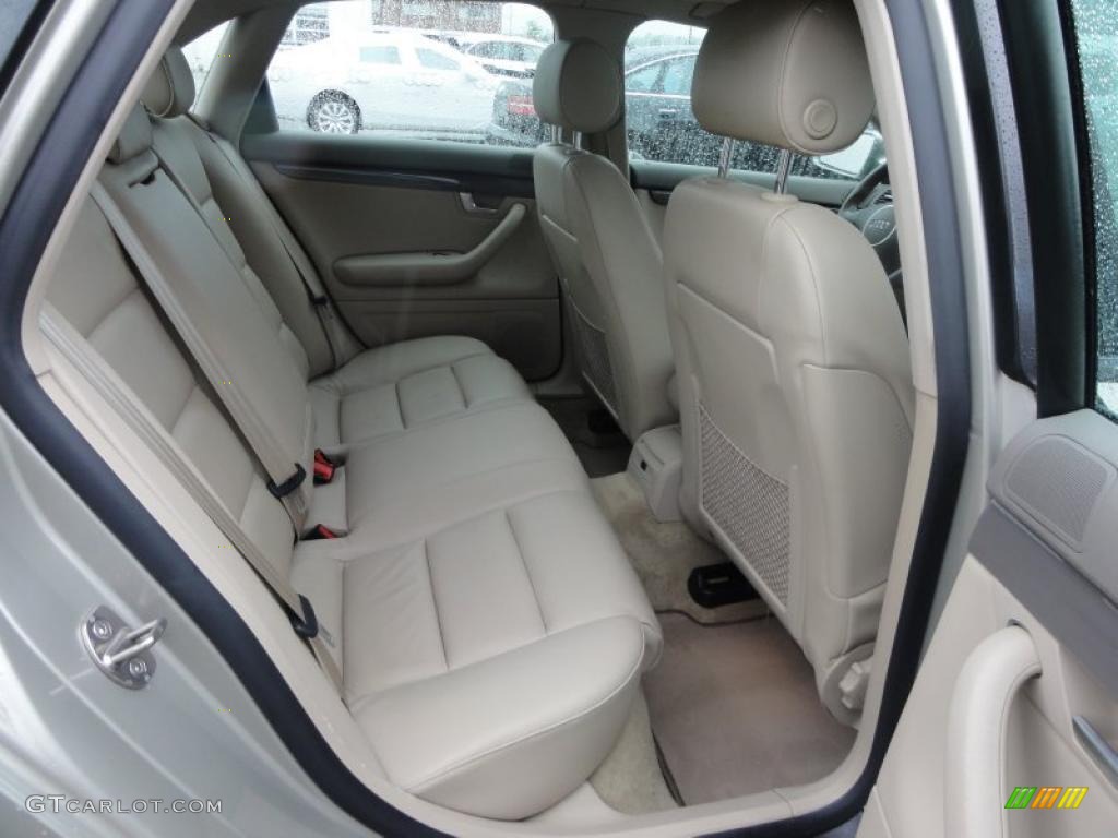 2004 A4 1.8T quattro Sedan - Champagne Metallic / Beige photo #24