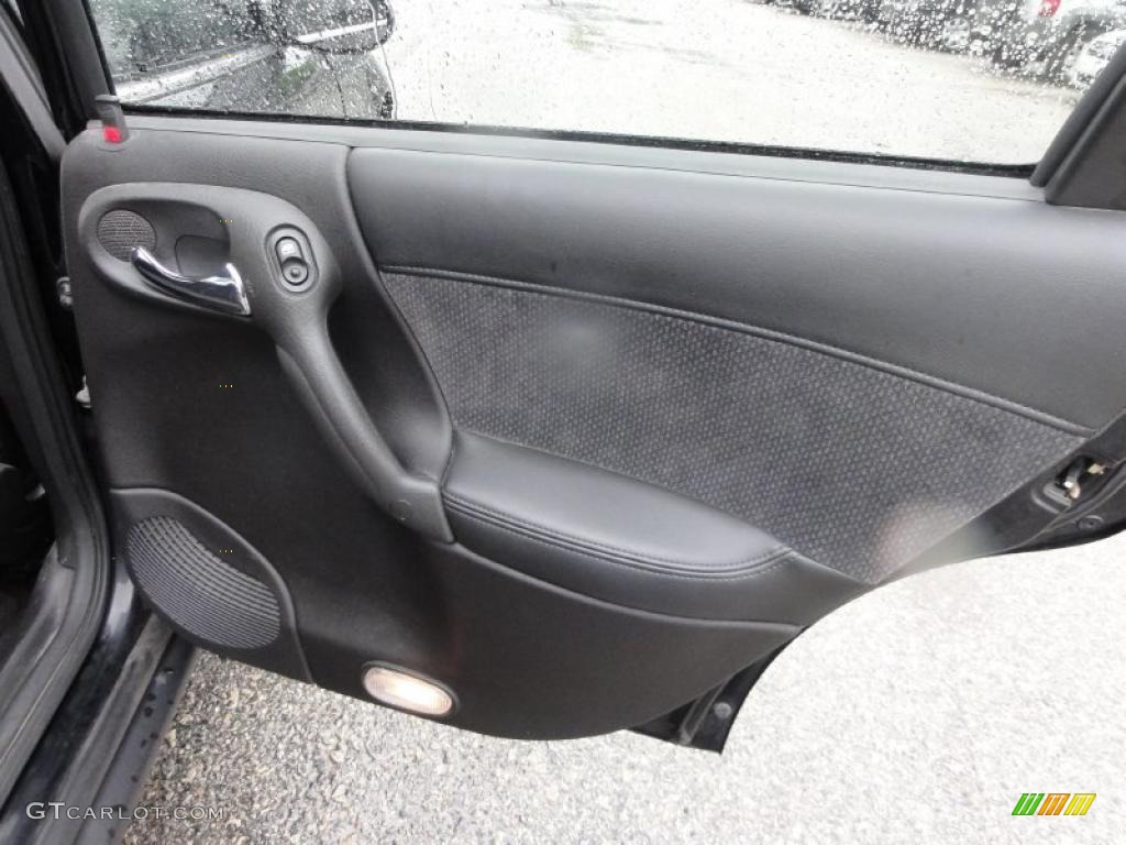 2002 Saturn L Series L300 Sedan Black Door Panel Photo #49442542