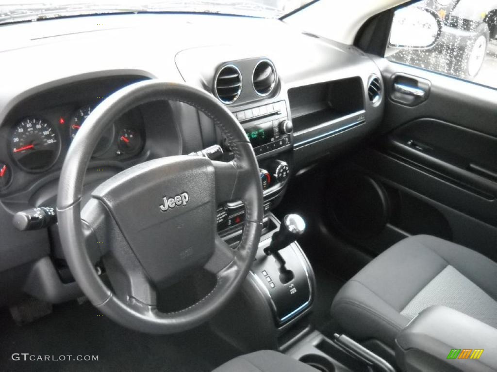 Dark Slate Gray Interior 2010 Jeep Compass Sport 4x4 Photo #49442902