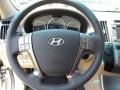 Beige 2011 Hyundai Veracruz Limited Steering Wheel