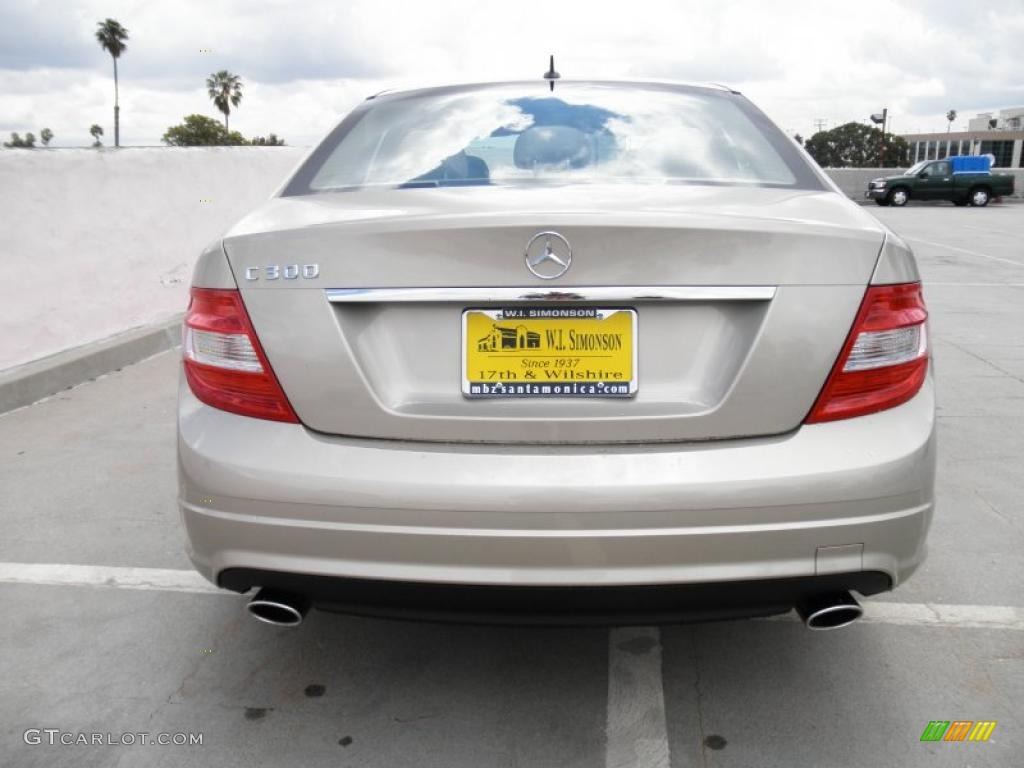 2011 C 300 Sport - Pearl Beige Metallic / Almond/Mocha photo #5