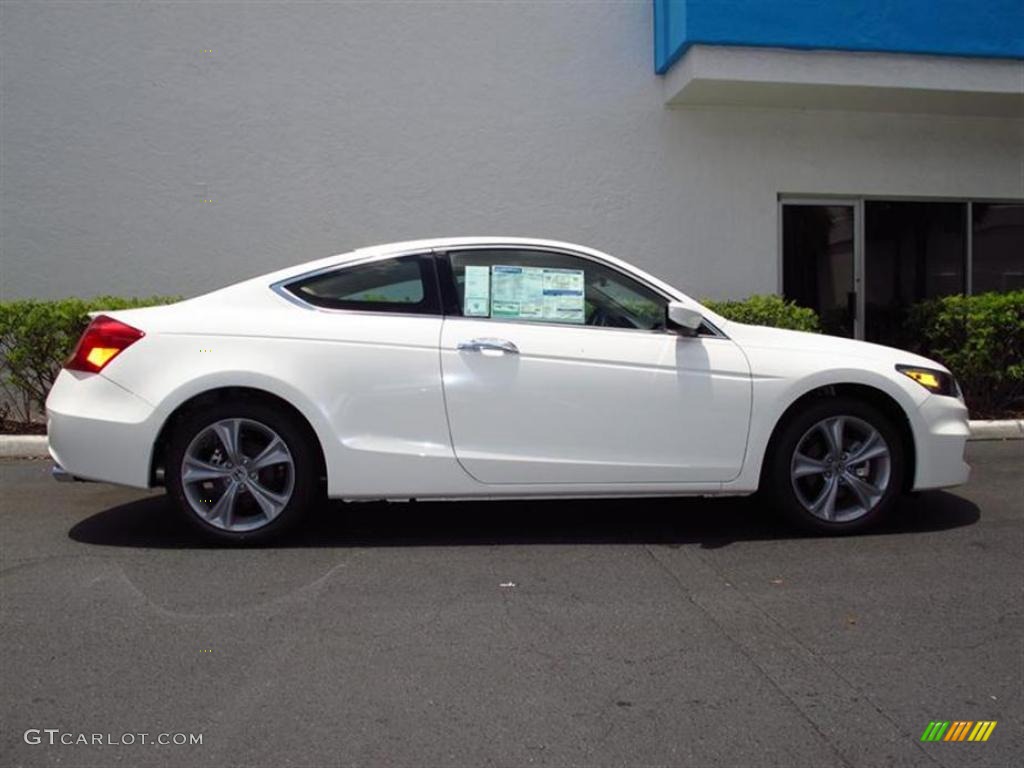 Taffeta White 2011 Honda Accord EX-L V6 Coupe Exterior Photo #49447063