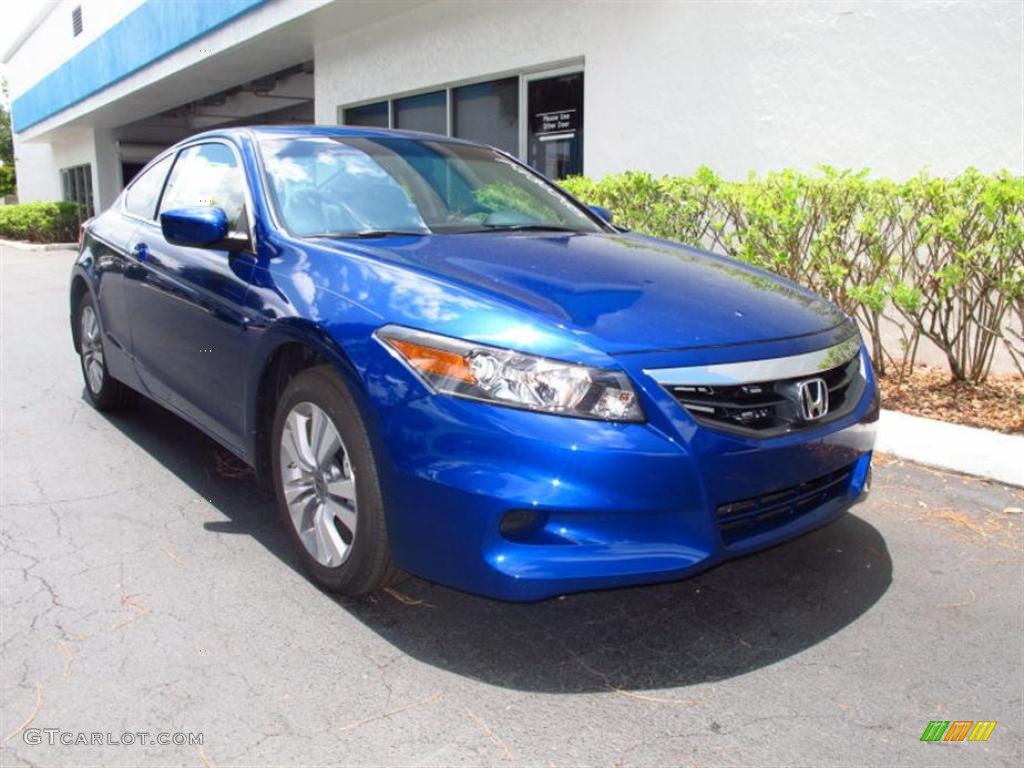 2011 Accord EX-L Coupe - Belize Blue Pearl / Black photo #1