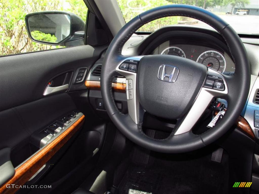 2011 Accord EX-L V6 Sedan - Celestial Blue Metallic / Black photo #5