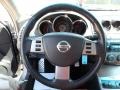 2006 Nissan Altima Charcoal/Red Interior Steering Wheel Photo