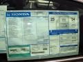 2011 Honda Accord EX Sedan Window Sticker