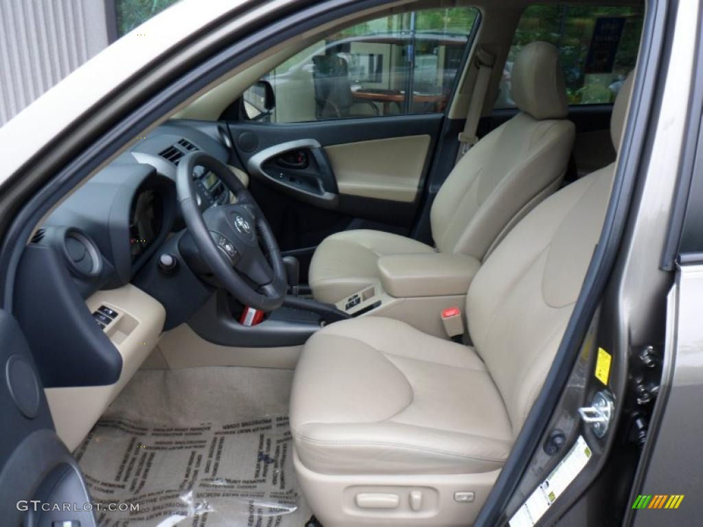 Sand Beige Interior 2009 Toyota RAV4 Limited V6 4WD Photo #49449370