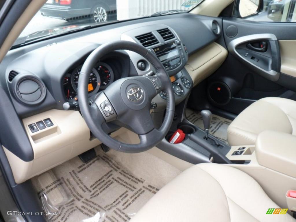 Sand Beige Interior 2009 Toyota RAV4 Limited V6 4WD Photo #49449388