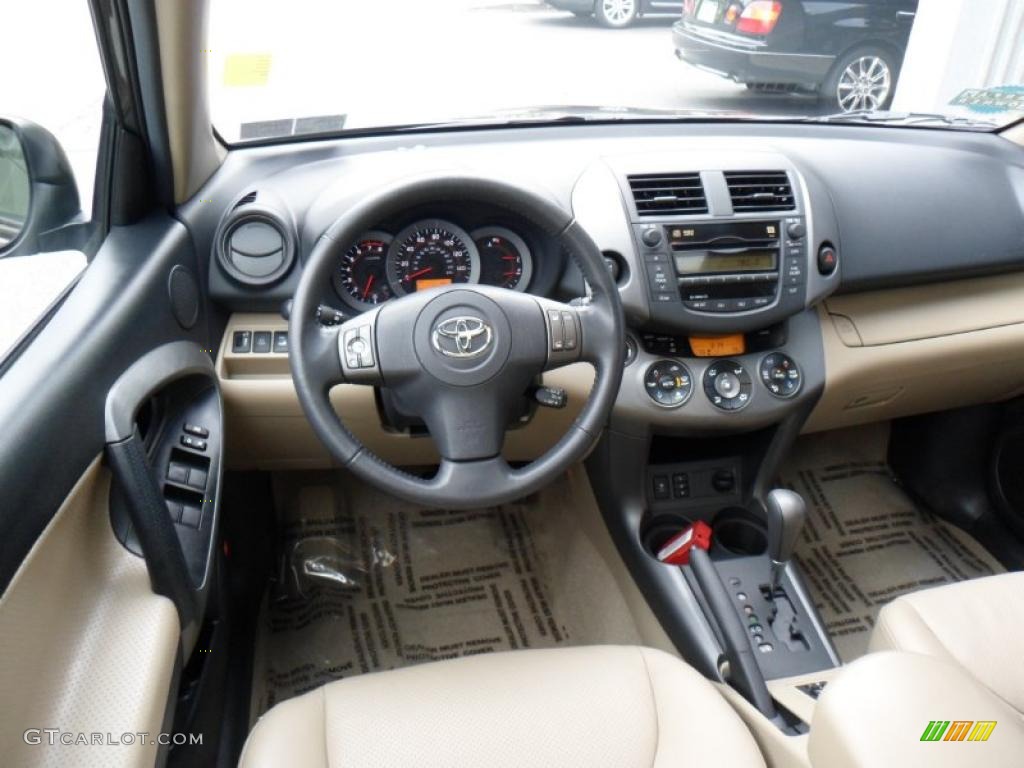 2009 Toyota RAV4 Limited V6 4WD Sand Beige Dashboard Photo #49449427