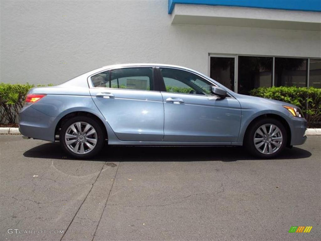 2011 Accord EX-L Sedan - Celestial Blue Metallic / Black photo #2
