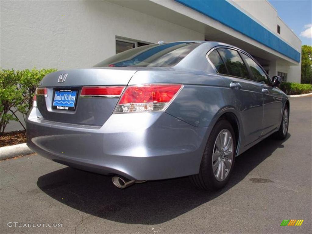 2011 Accord EX-L Sedan - Celestial Blue Metallic / Black photo #3