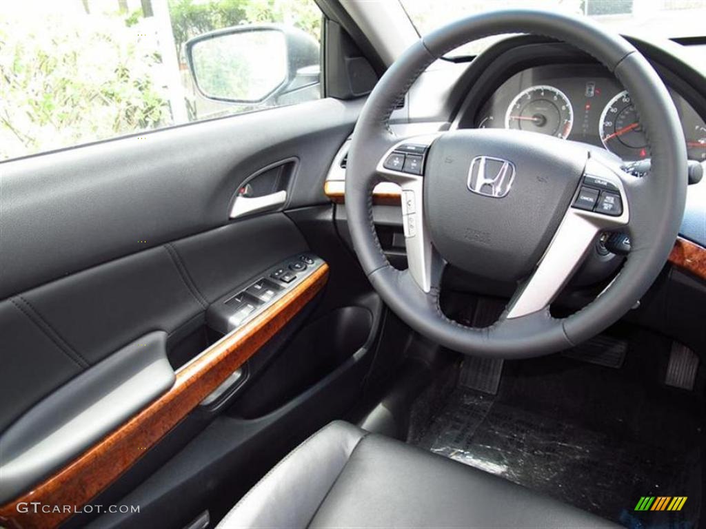 2011 Accord EX-L Sedan - Celestial Blue Metallic / Black photo #5