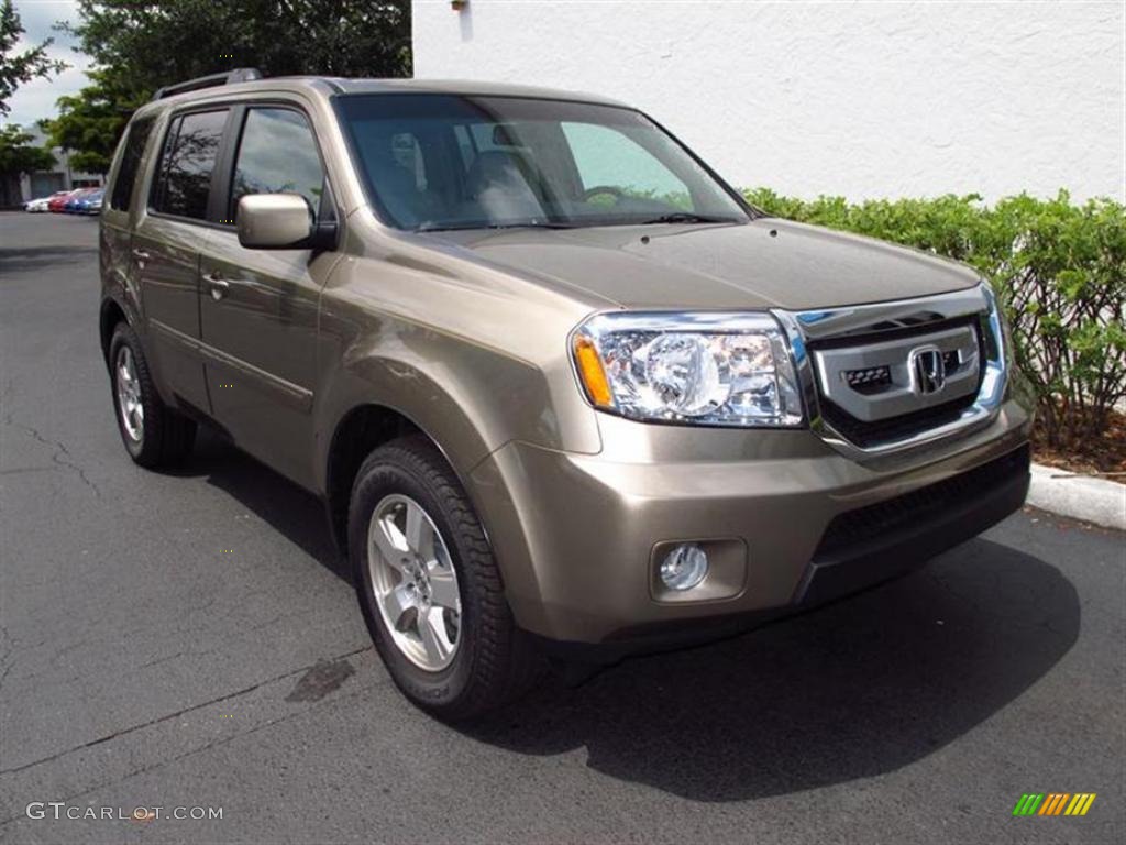 Mocha Metallic 2011 Honda Pilot EX-L Exterior Photo #49450312