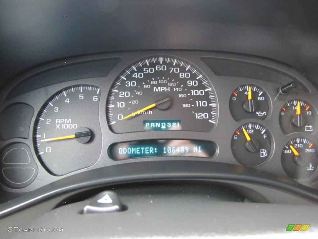 2003 GMC Sierra 1500 SLE Extended Cab 4x4 Gauges Photo #49450501