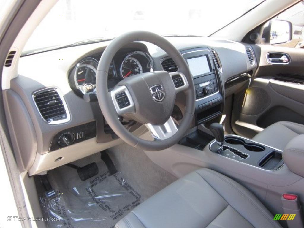 Dark Graystone/Medium Graystone Interior 2011 Dodge Durango Crew Lux 4x4 Photo #49450648