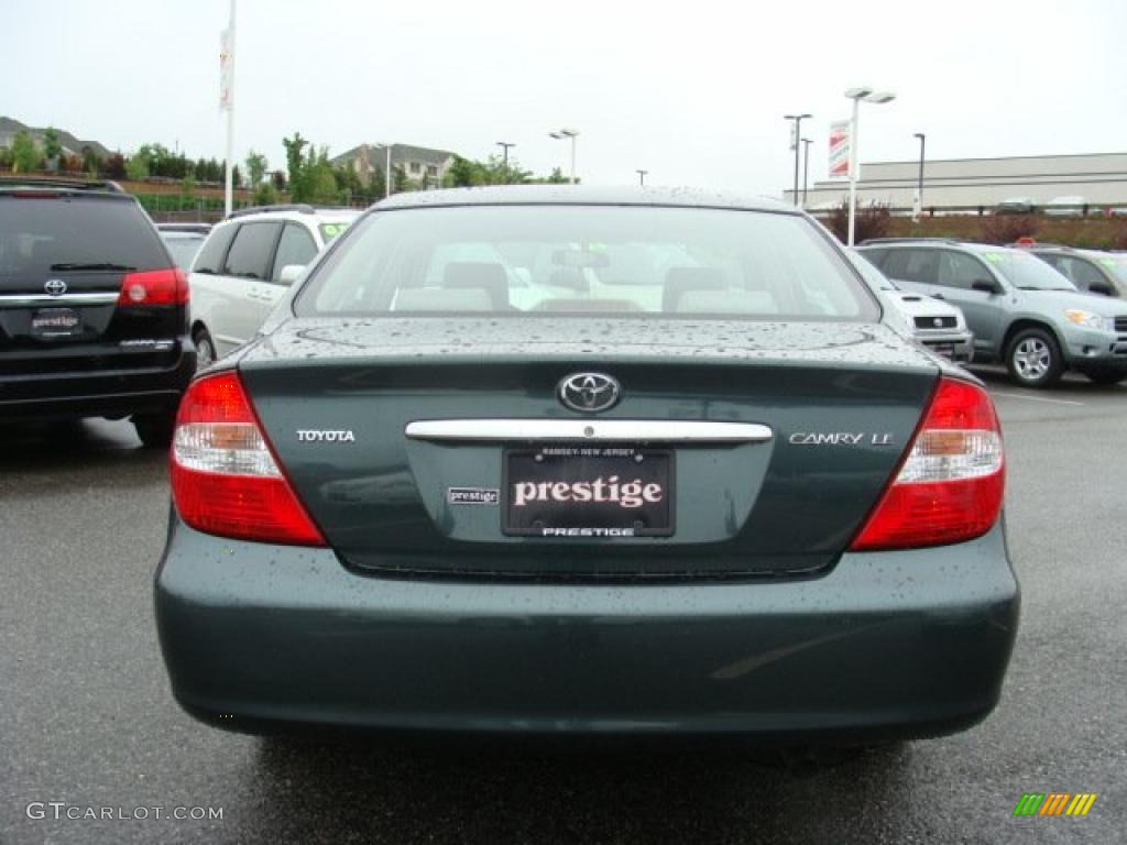 2003 Camry LE - Aspen Green Pearl / Stone photo #5