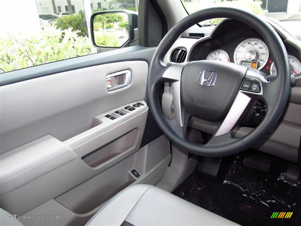 Gray Interior 2011 Honda Pilot LX Photo #49450831