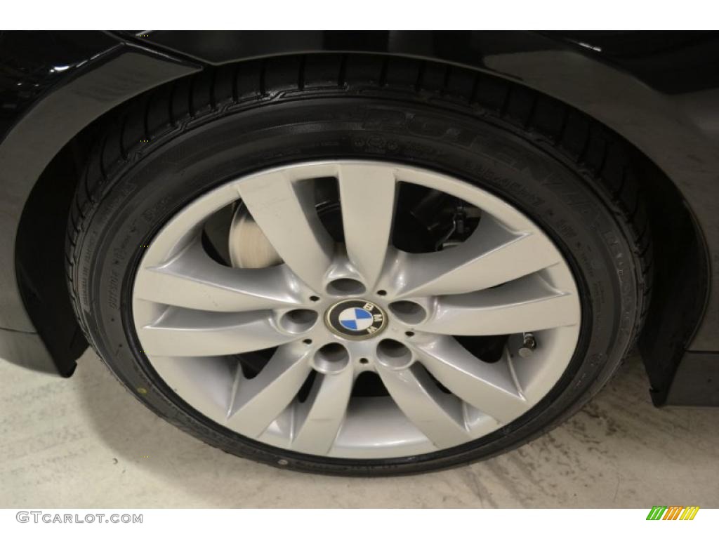 2008 3 Series 328i Sedan - Jet Black / Black photo #12