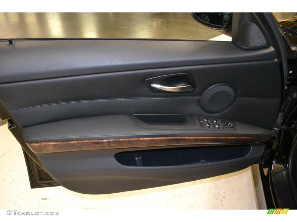 2008 3 Series 328i Sedan - Jet Black / Black photo #22
