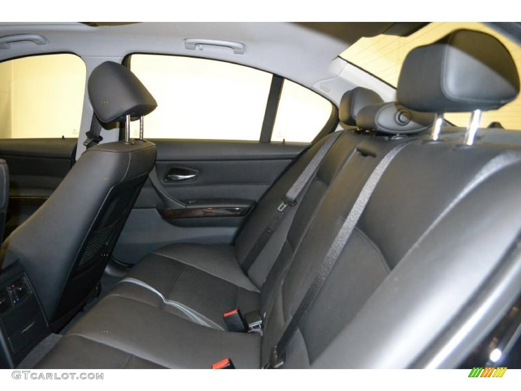 2008 3 Series 328i Sedan - Jet Black / Black photo #25