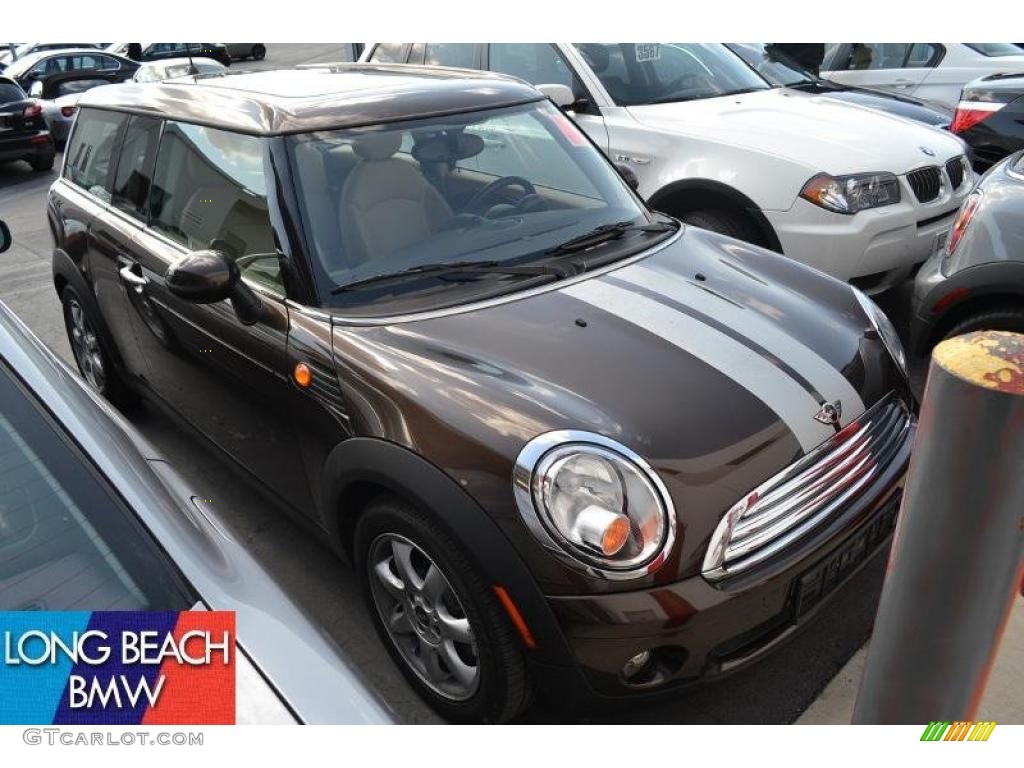 2009 Cooper Clubman - Hot Chocolate / Gravity Tuscan Beige Leather photo #1