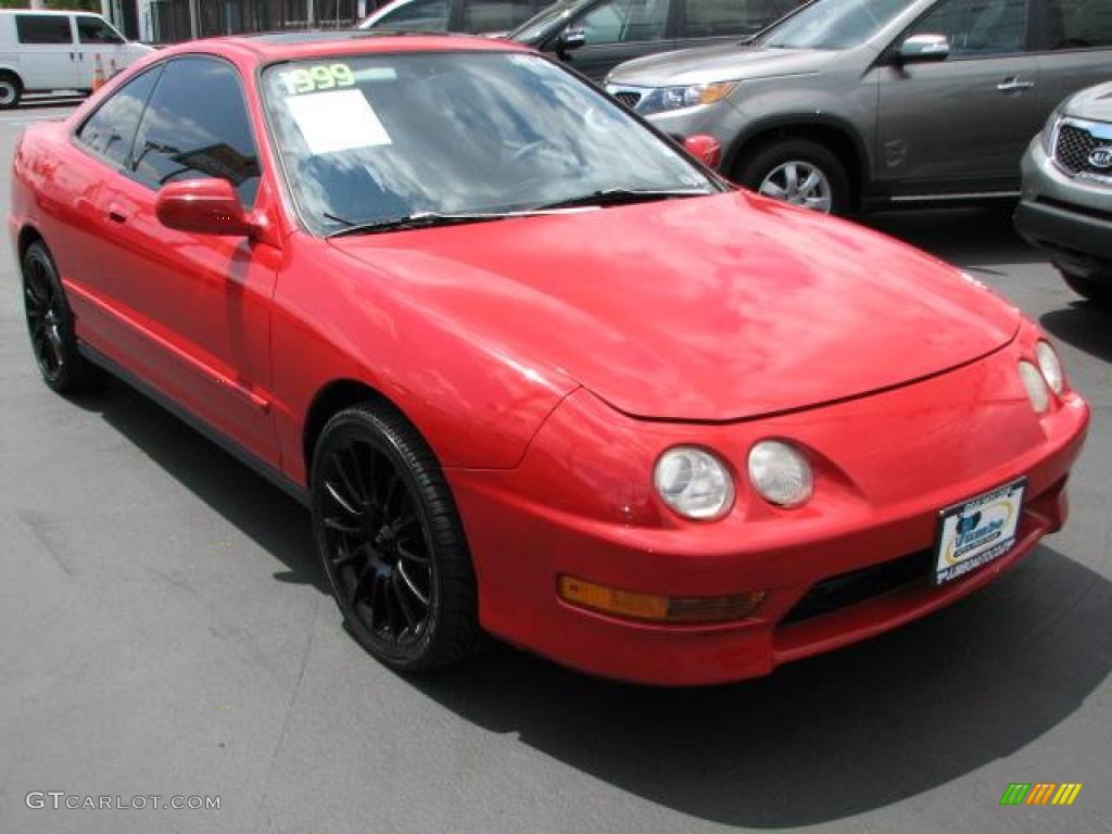 1999 Integra LS Coupe - Milano Red / Ebony photo #1