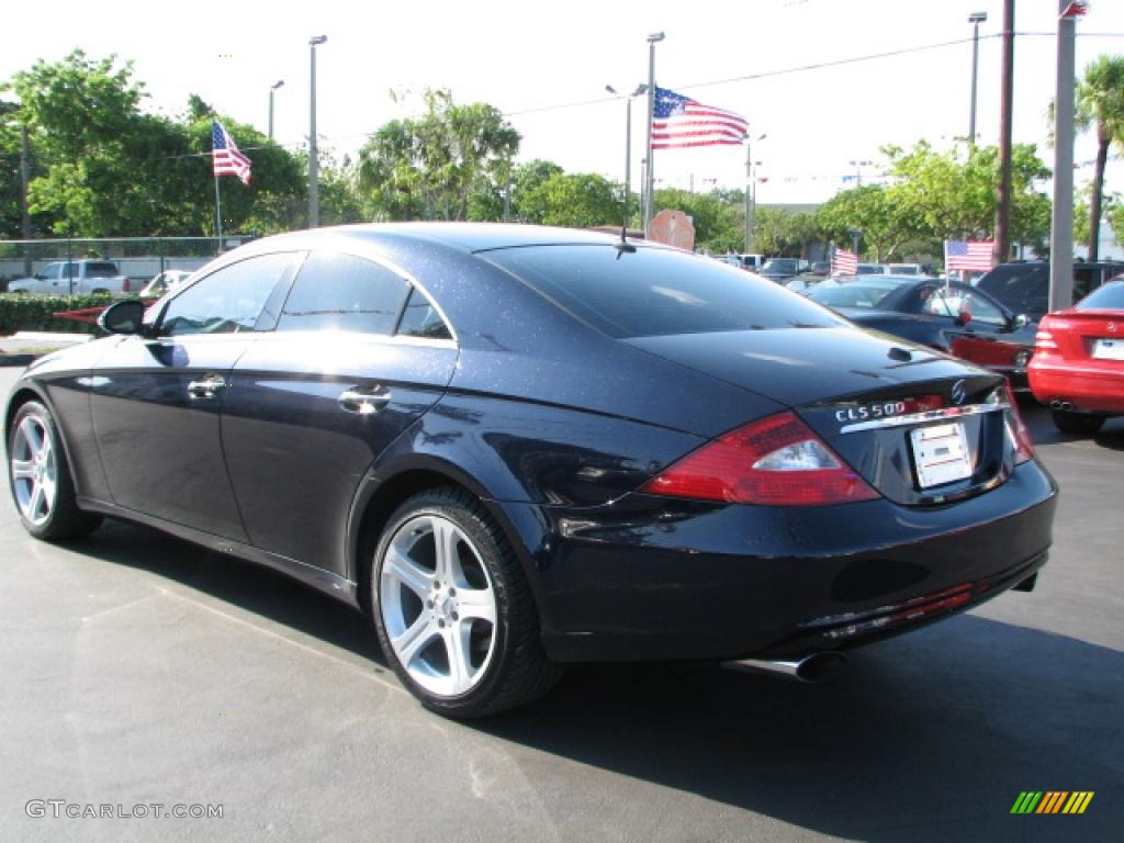 2006 CLS 500 - Capri Blue Metallic / Cashmere Beige photo #7