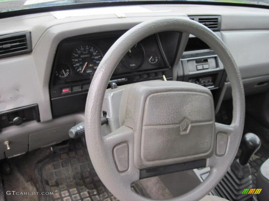 1992 Plymouth Sundance America Gray Steering Wheel Photo #49453774