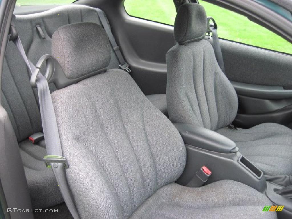 Graphite Interior 1997 Pontiac Sunfire SE Coupe Photo #49453990