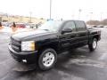 2011 Black Chevrolet Silverado 1500 LT Crew Cab 4x4  photo #3