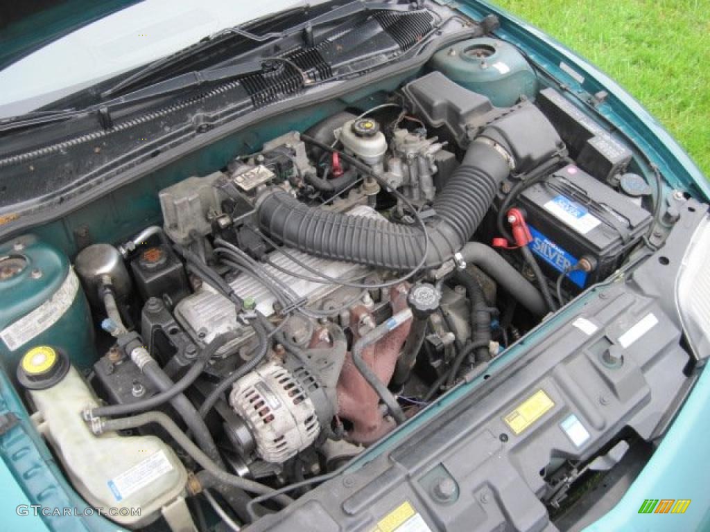 1997 Sunfire SE Coupe - Dark Teal Metallic / Graphite photo #15