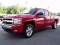 2008 Victory Red Chevrolet Silverado 1500 LT Extended Cab  photo #3