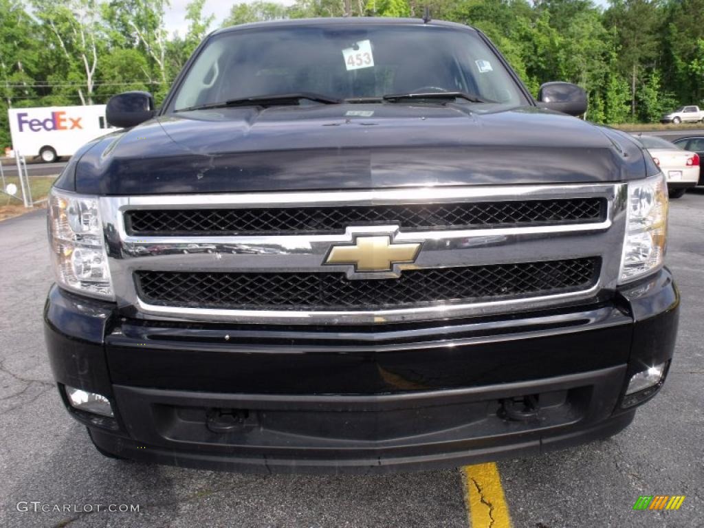 2008 Silverado 1500 LTZ Crew Cab - Black / Ebony photo #2