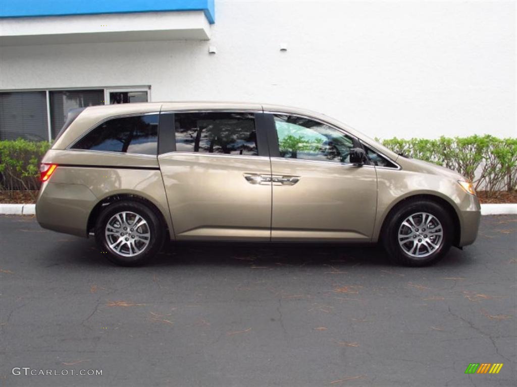 Mocha Metallic 2011 Honda Odyssey EX-L Exterior Photo #49455049