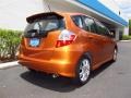 2011 Orange Revolution Metallic Honda Fit Sport  photo #3