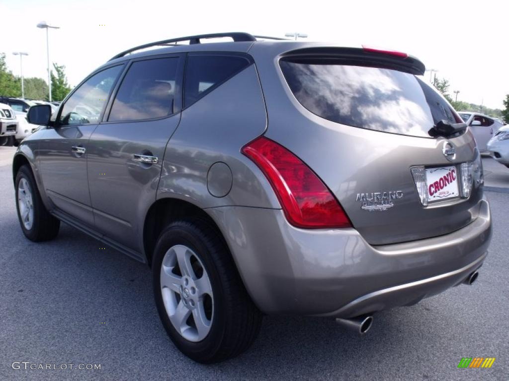 2004 Murano SL AWD - Polished Pewter Metallic / Charcoal photo #3