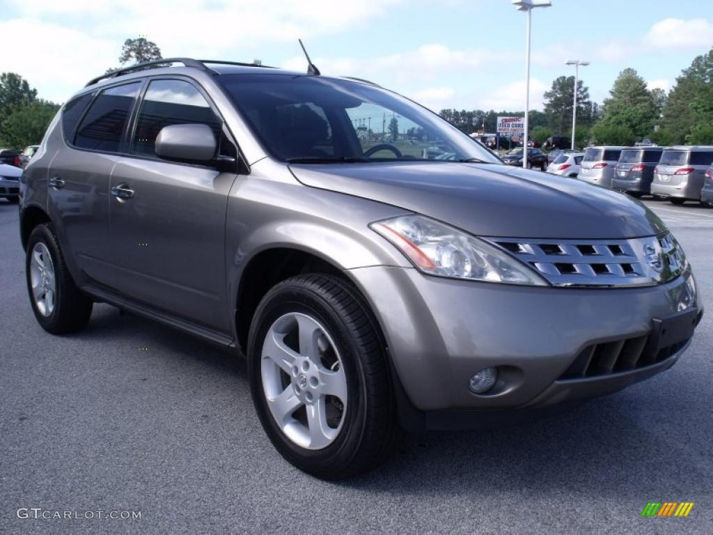 2004 Murano SL AWD - Polished Pewter Metallic / Charcoal photo #7