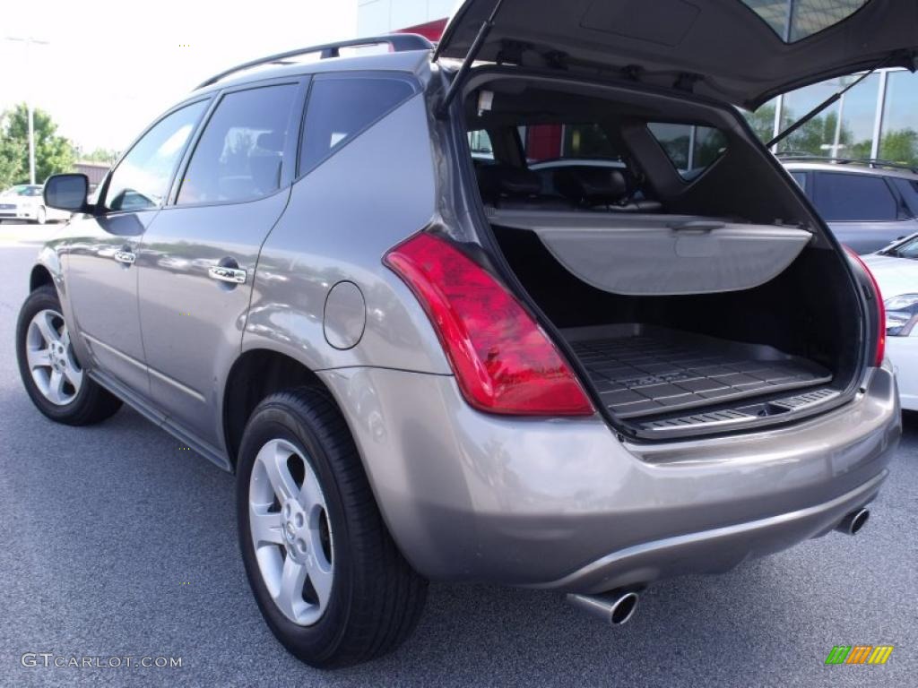 2004 Murano SL AWD - Polished Pewter Metallic / Charcoal photo #13