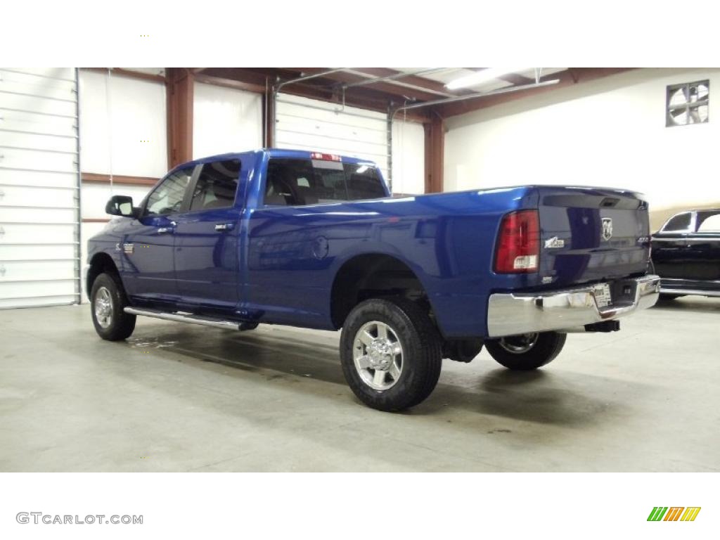 2011 Ram 3500 HD Big Horn Crew Cab 4x4 - Deep Water Blue Pearl / Dark Slate Gray/Medium Graystone photo #7