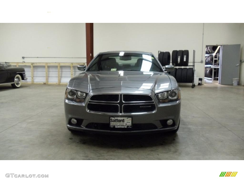 2011 Charger R/T Plus - Tungsten Metallic / Black photo #2