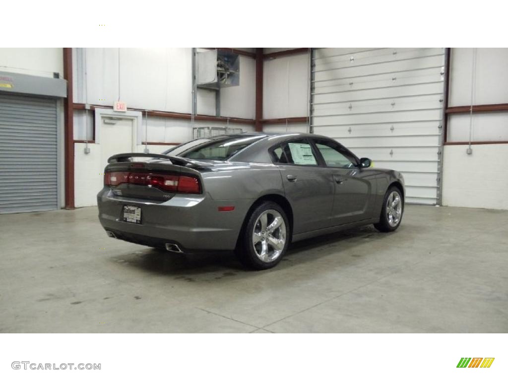 2011 Charger R/T Plus - Tungsten Metallic / Black photo #5