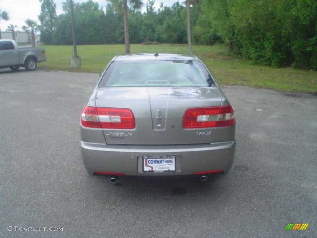 2008 MKZ Sedan - Vapor Silver Metallic / Sand photo #6