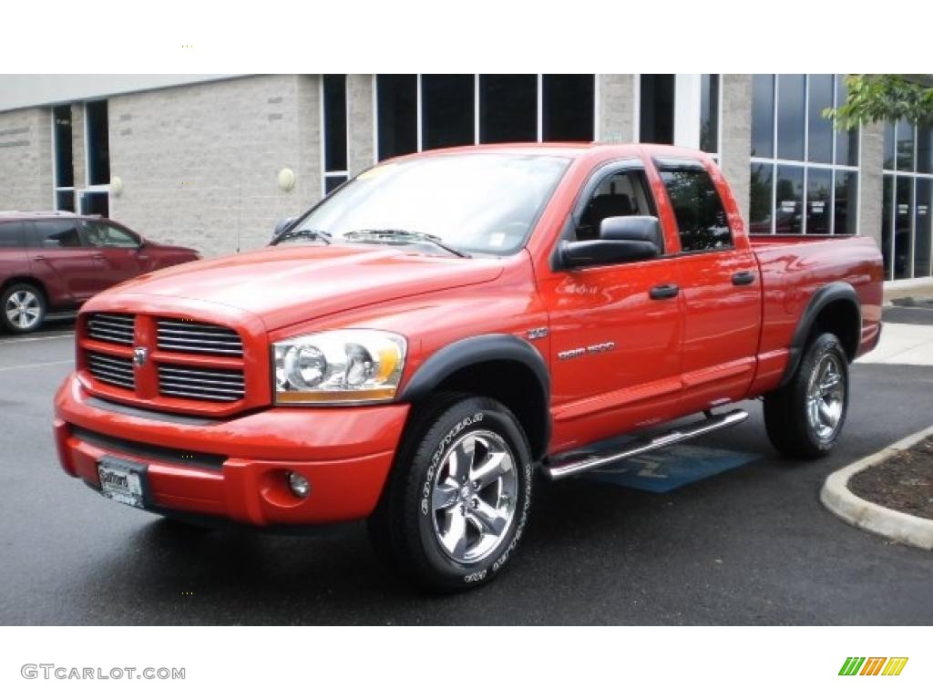 Flame Red Dodge Ram 1500