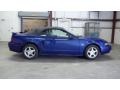 2004 Sonic Blue Metallic Ford Mustang V6 Convertible  photo #4