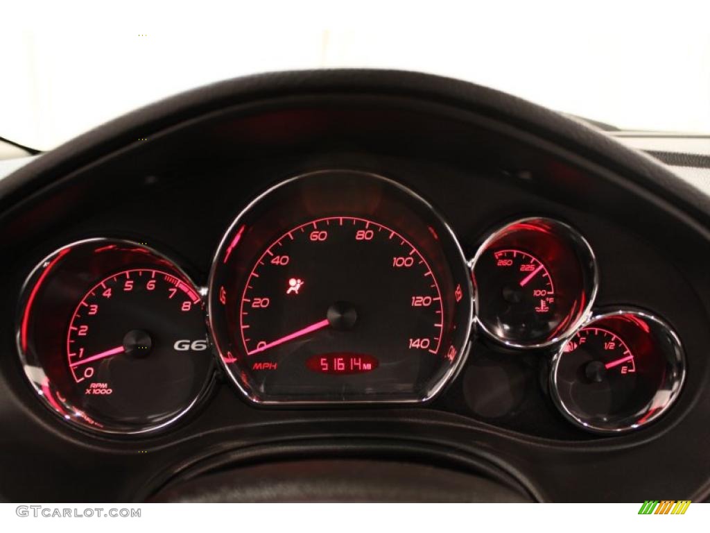 2008 Pontiac G6 GXP Coupe Gauges Photo #49459156